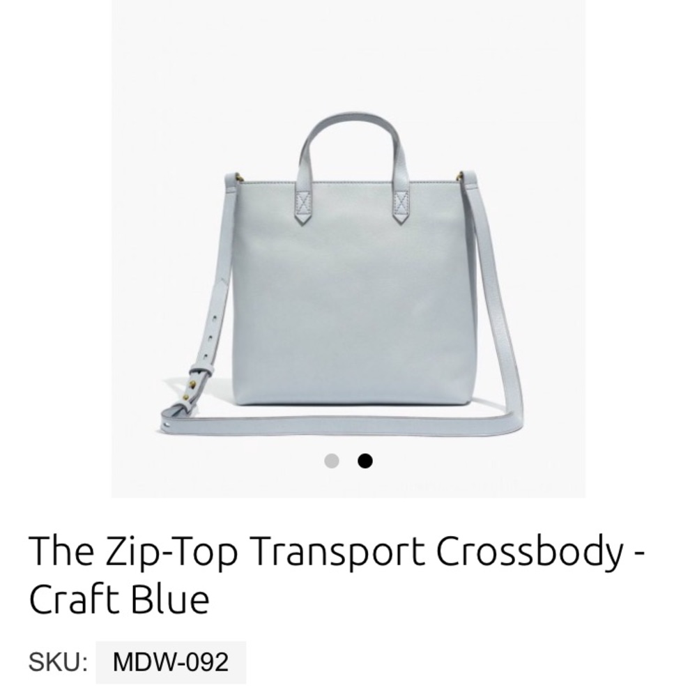 Madewell zip top bag